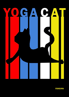 Yoga meditation cat ommm S