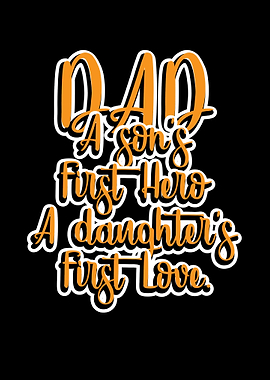 Dad a sons first hero