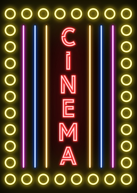 Cinema Neon Sign