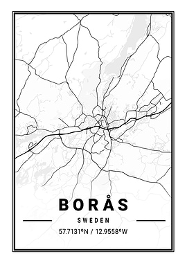 Boras Light City Map