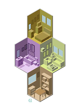 Isometric House 14