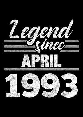 Legend Since April 1993