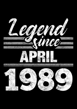 Legend Since April 1989