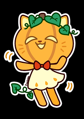 Dancing Cat Pumpkin Hallow