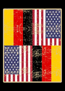 German American Flag
