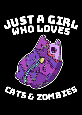 Cat zombie monster girl