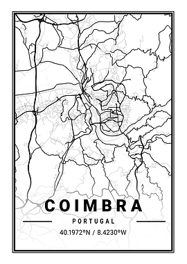 Coimbra Light City Map