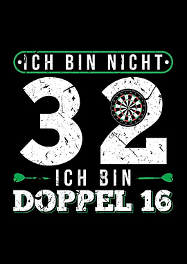 32 Geburtstag Dart