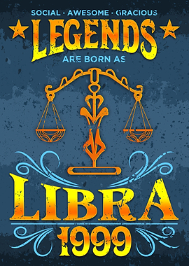 Born As Libra 1999 Gift