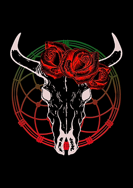 Taurus Bull Head Horns