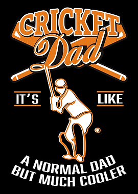 Cricket Player Dad Gift