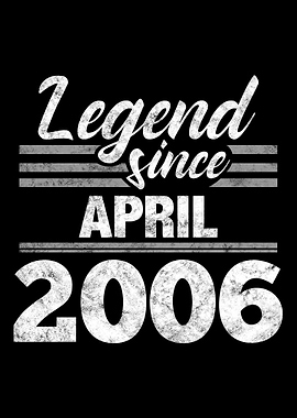 Legend Since April 2006
