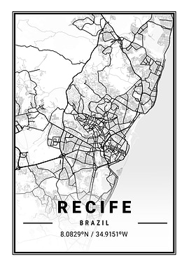 Recife Light City Map