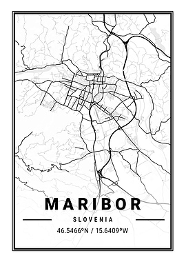 Maribor Light City Map