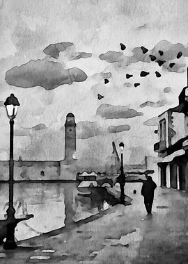 Strolling Along The Pier