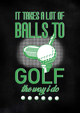 Funny Golf Player Pun