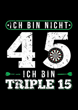45 Geburtstag Dart