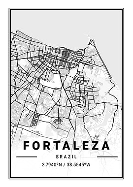 Fortaleza Light City Map