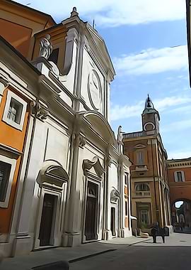 The streets of Venice