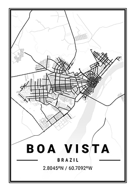 Boa Vista Light City Map