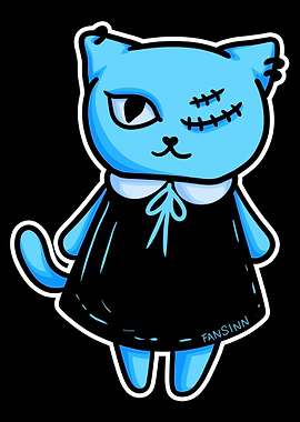 Cat Gothic occult witch gi