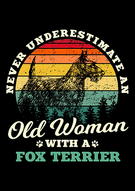 Woman Fox Terrier