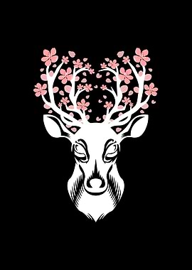 Deer Bambi Flower Animal