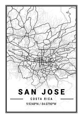 San Jose Light City Map