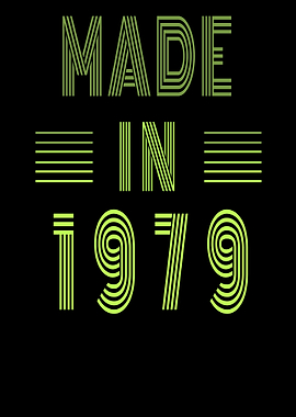 Made in 1979 Birthday