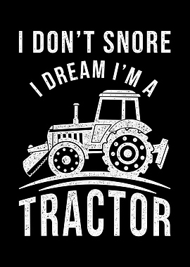 Snore Sleep tractor