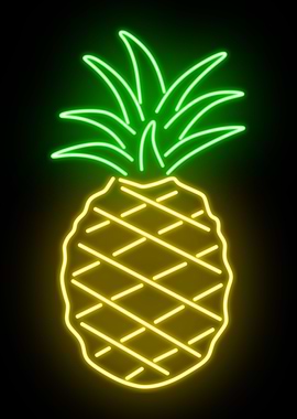 Pineapple Neon Sign