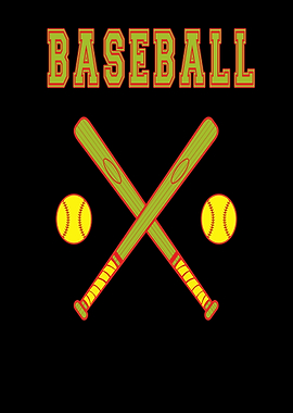 Baseball bat with balls