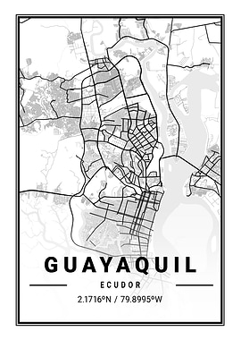 Guayaquil Light City Map