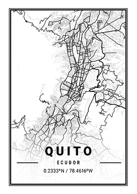 Quito Light City Map