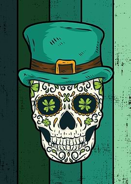 Irish Saint Patricks Skull