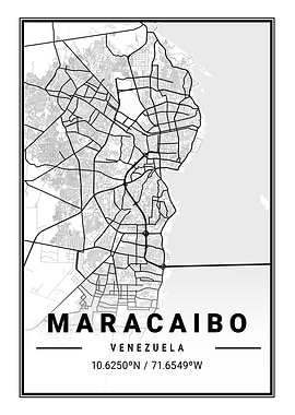 Maracaibo Light City Map
