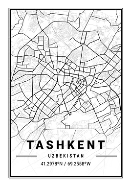 Tashkent Light City Map