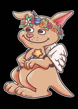 Kangaroo Angel Unicorn mag