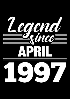 Legend Since April 1997
