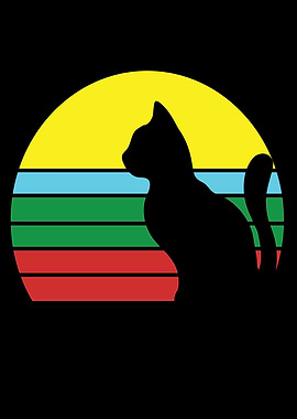 Cat Gift Vintage Cat