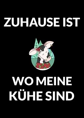 Kuh Design Bauernhof