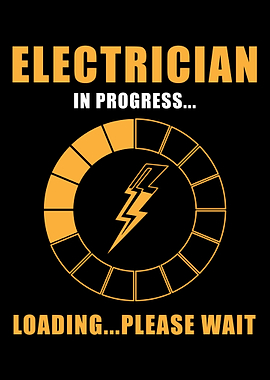 Electrician in progress