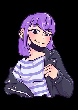 Girl wearing mask for mout