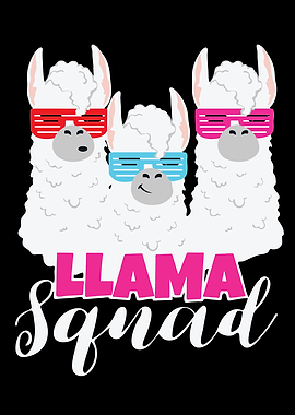 Llama Llama Squad Llama