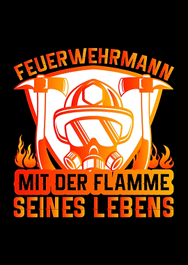 Feuerwehr Flamme Geschenk