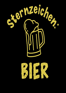 Star Sign Beer Funny