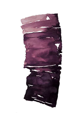 Purple watercolor art