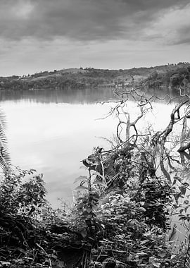 Lake at sunrise Uganda