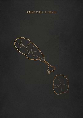 Saint Kitts and Nevis Map