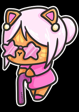 Pensioner old cat woman wa